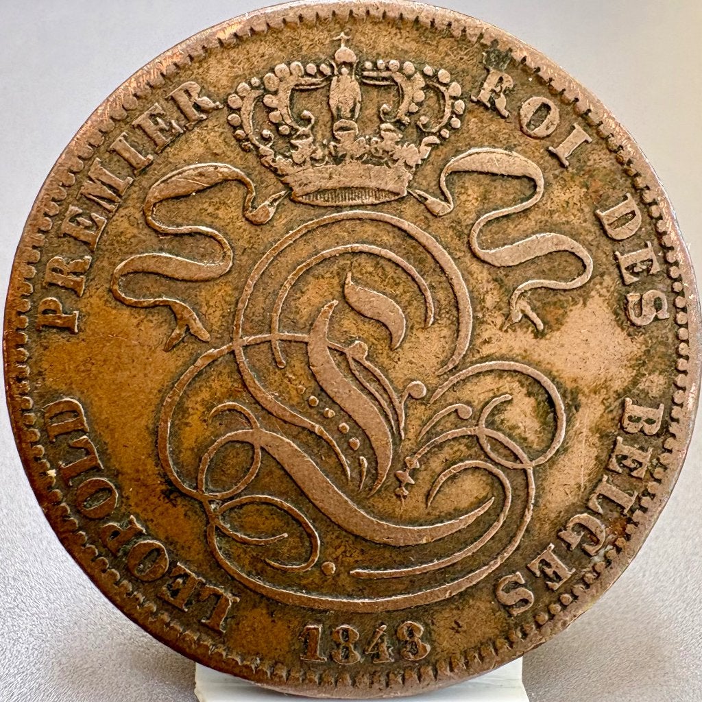5 Centimes - Belgische Leeuw - Leopold I - 1848, Verzenden, Overig, Losse munt