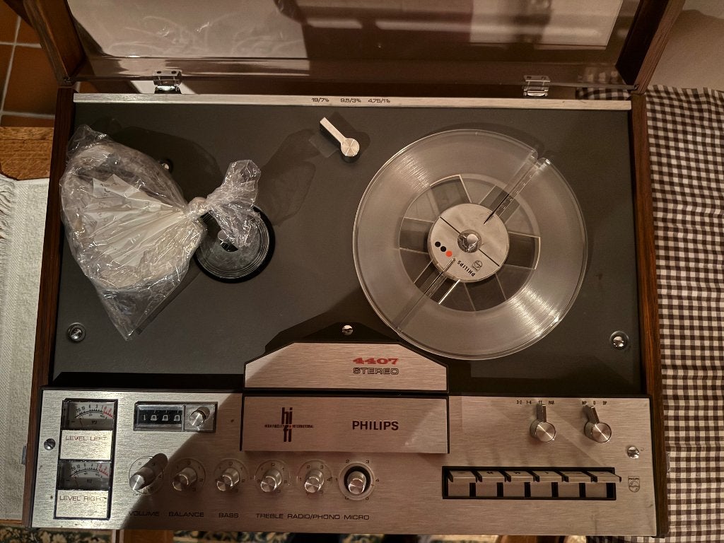 bandopnemer Philips, TV, Hi-fi & Vidéo, Enlèvement, Magnétophone, Avec bandes