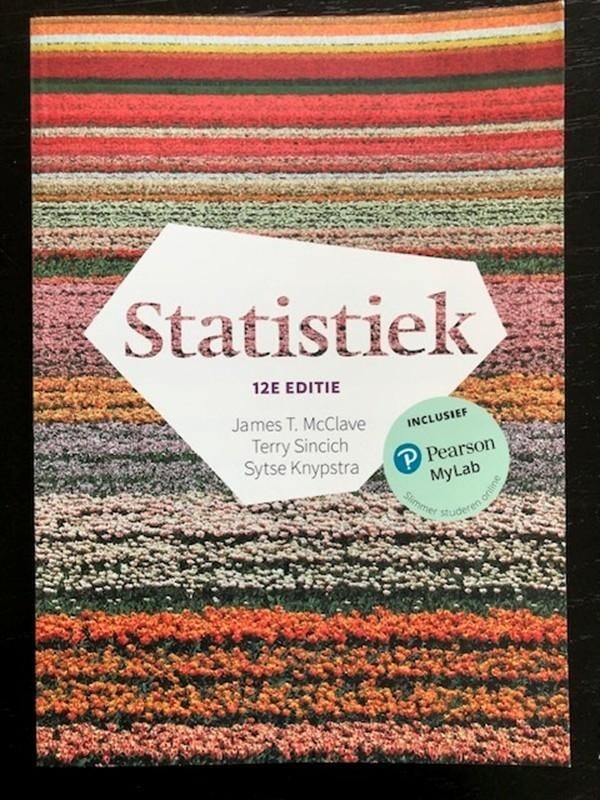 Statistiek 12e editie, Boeken, Ophalen, Nieuw