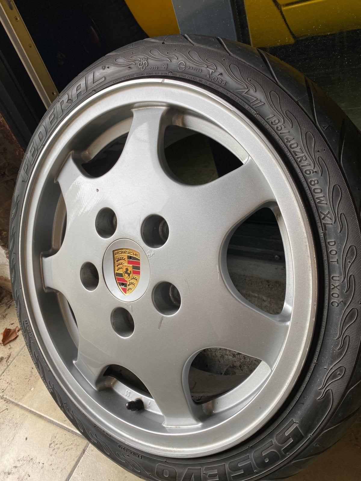 Porsche c2 16” wielen, Enlèvement, Pneu(s)