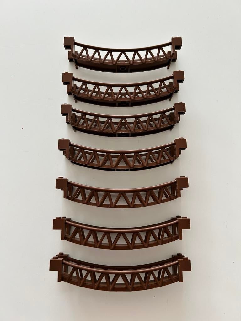Lego touwbrug bruin (3x), Verzenden, Lego, Pirates, Zo goed als nieuw