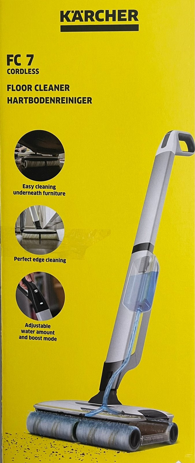 Kärcher FC 7 Cordless – Très bon état – Très peu utilisé, Kärcher, Enlèvement ou Envoi, Réservoir, Comme neuf
