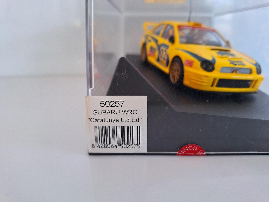 Ninco 50257 Subaru WRC 4 Wheel Drive "#2 Catalunya" Limited, Kinderen en Baby's, Speelgoed | Racebanen, Nieuw, Racebaan, Elektrisch
