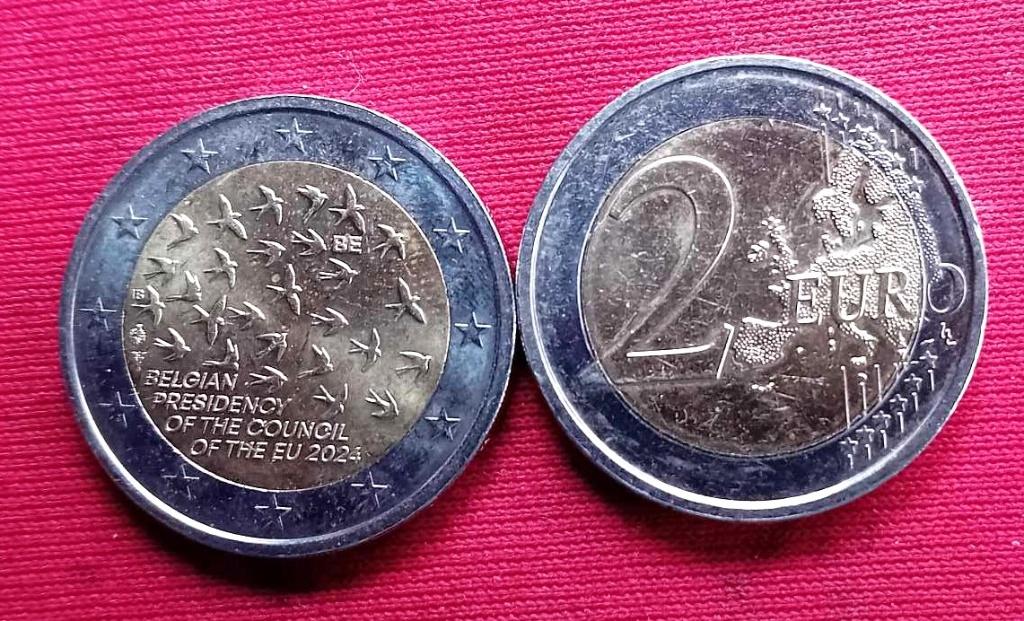 2 euro België 2024 (EU voorzitterschap), Postzegels en Munten, Munten | Europa | Euromunten, Ophalen, België, 2 euro, Losse munt
