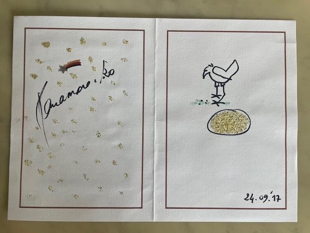 Panamarenko - originele tekening -, Ophalen