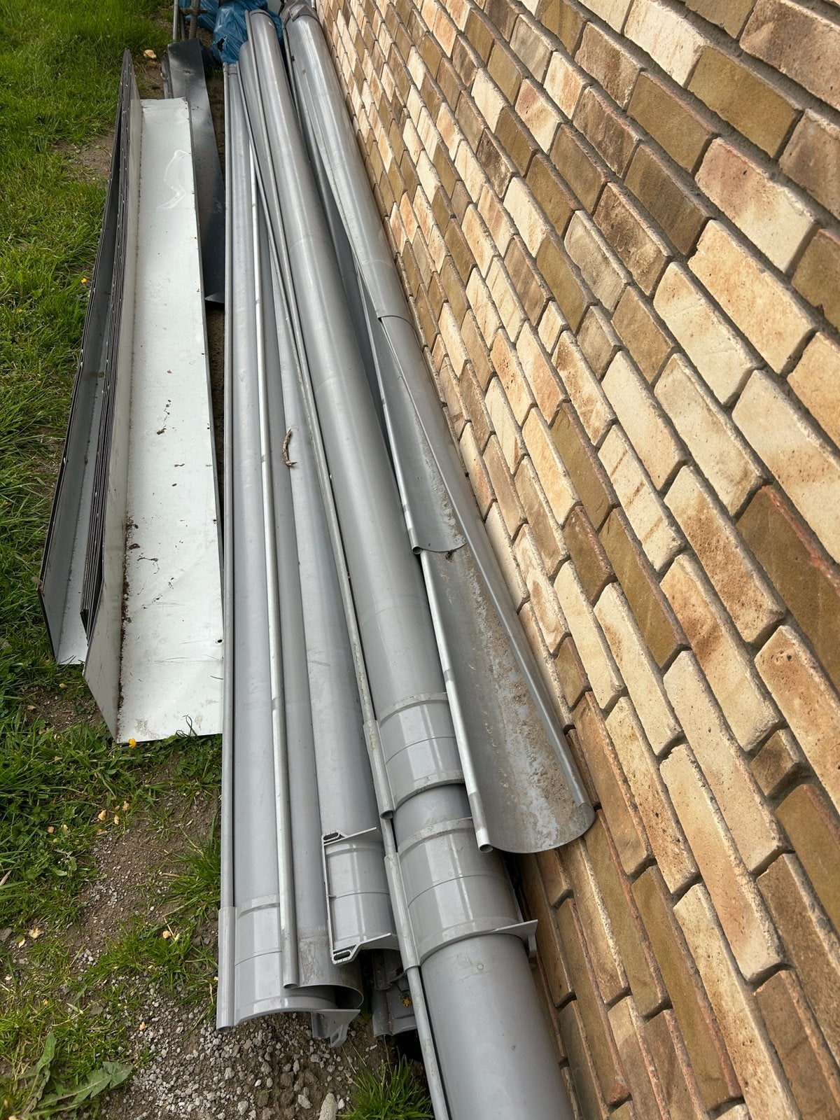 Dakgoot pvc, Doe-het-zelf en Bouw, Ophalen, Gebruikt, PVC, Dakgoot
