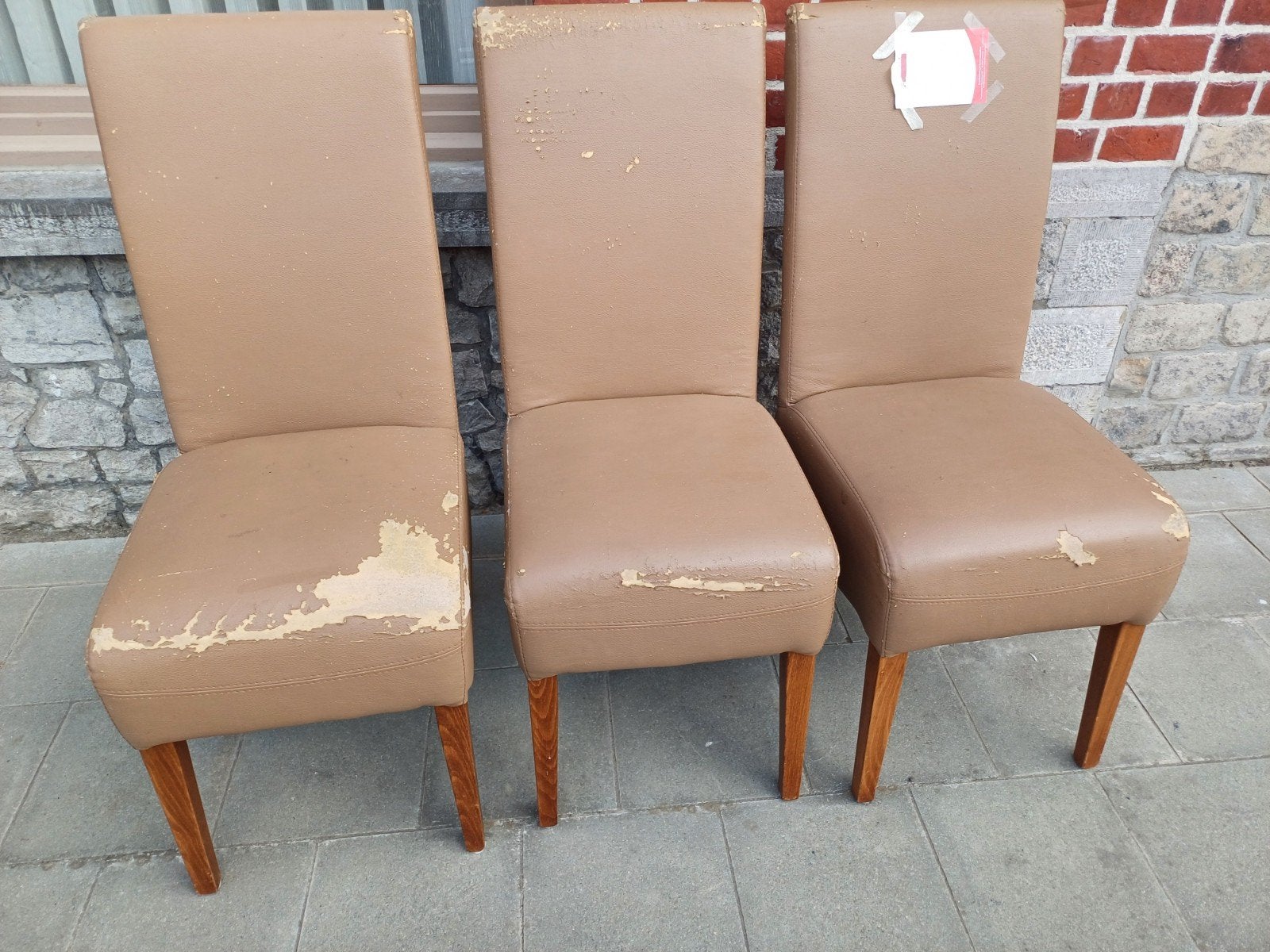 3 stoelen Crack, Huis en Inrichting, Stoelen, Ophalen