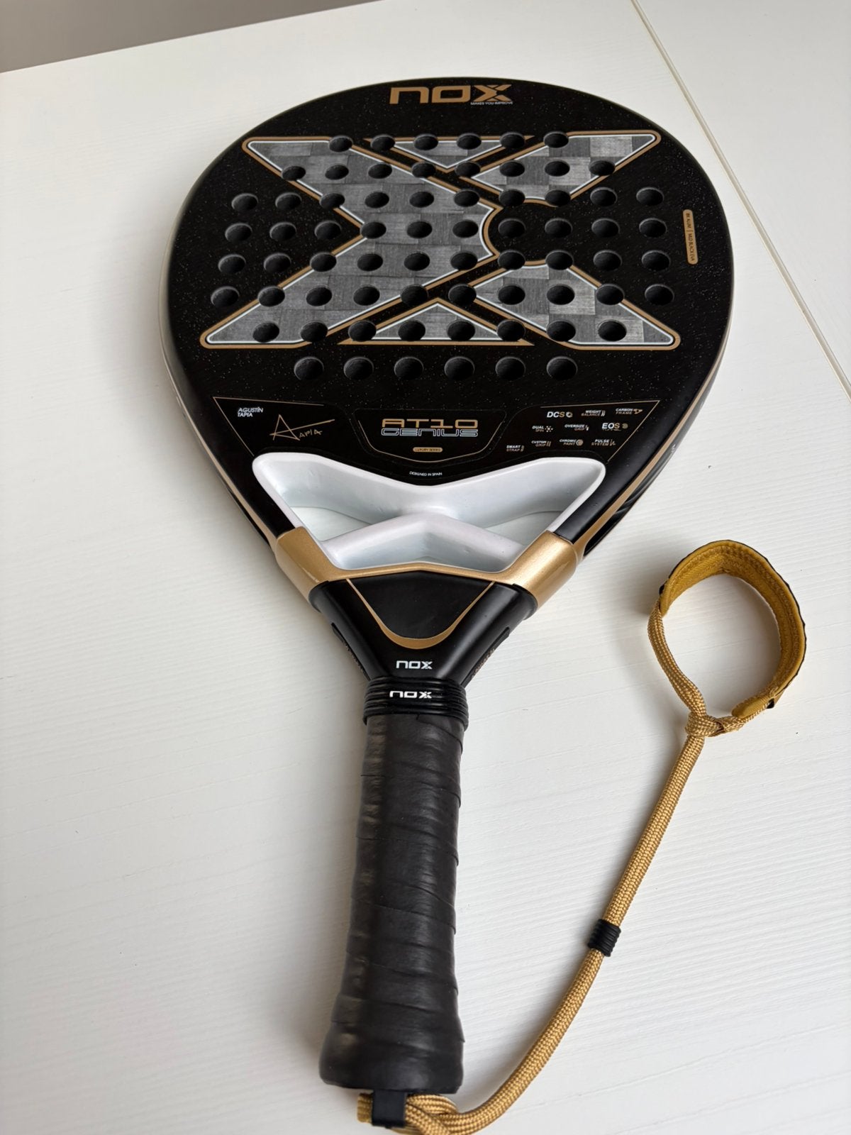 NOX AT10 18K padel racket, Enlèvement, Comme neuf