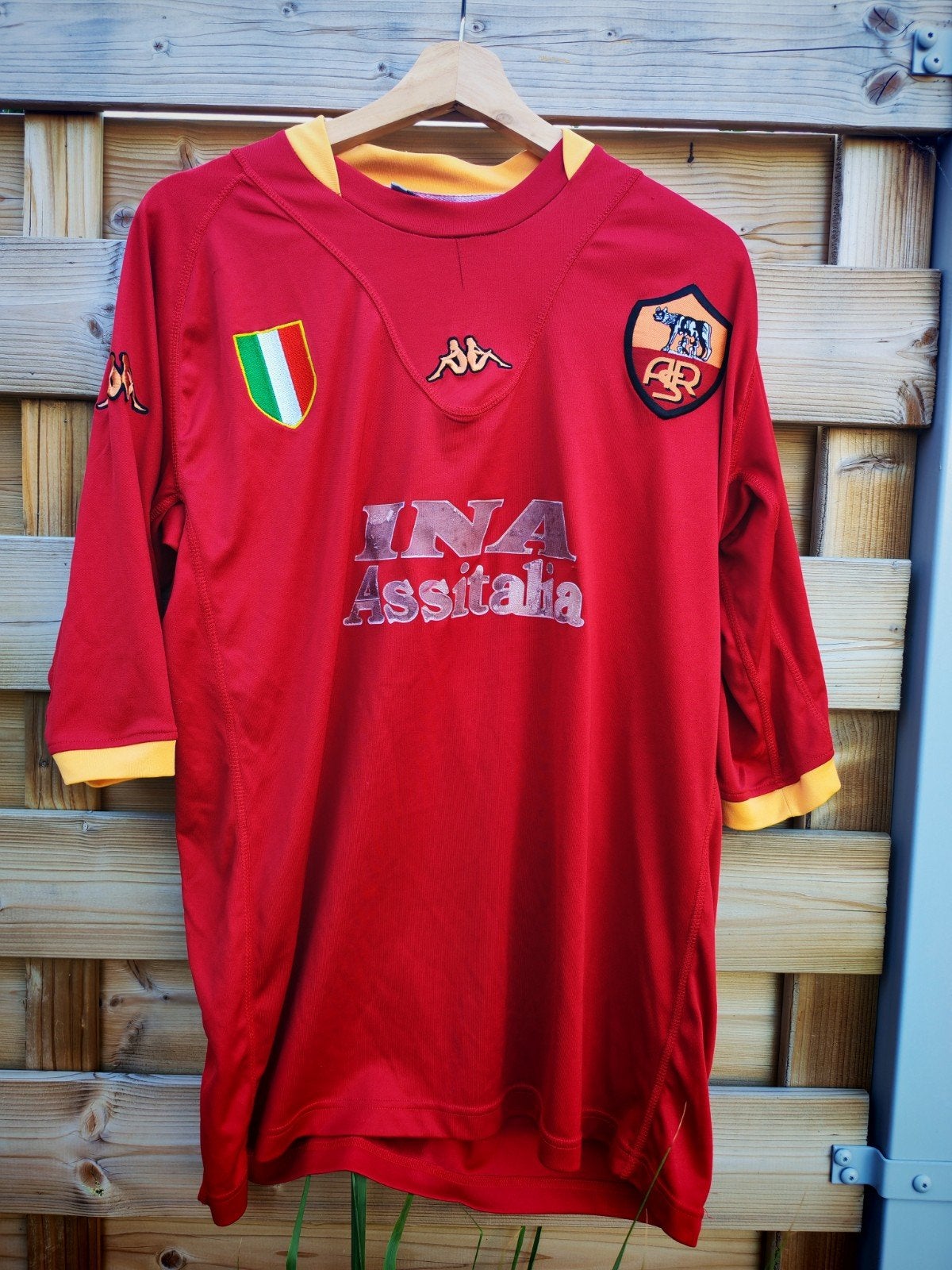 AS Roma 2002 vintage shirt trui kappa, Collections, Articles de Sport & Football, Enlèvement ou Envoi, Maillot