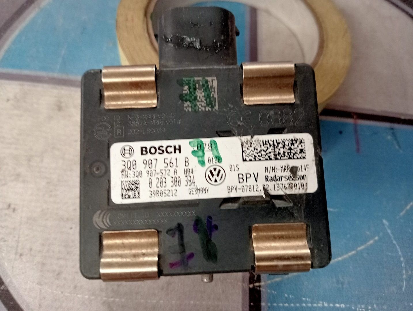 183695VW Passat B8 GTE ACC Radar Sensor 3Q0907561B, Volkswagen, -, Utilisé, -