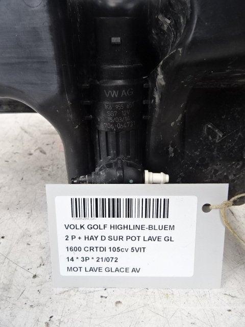 LAVE-GLACE POMPE AVANT Golf VII (AUA) (1K6955651), Volkswagen, Volkswagen AG, Utilisé, Kundenbetreuung@volkswagen.de