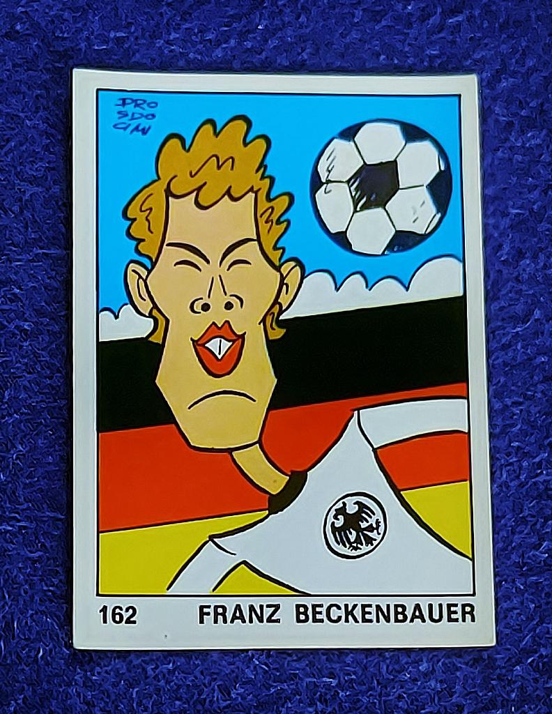 Panini sticker ' VIP OK 1973 - Franz Beckenbauer ' #162, Verzamelen, Ophalen of Verzenden, Nieuw, Poster, Plaatje of Sticker