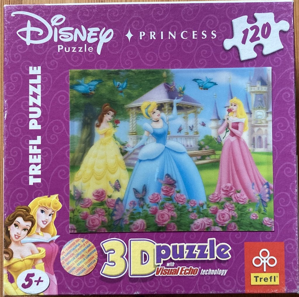 Puzzle Disney 3 D princesses (120 pièces) - complet, Enlèvement, Plus de 50 pièces, Utilisé, 4 à 6 ans