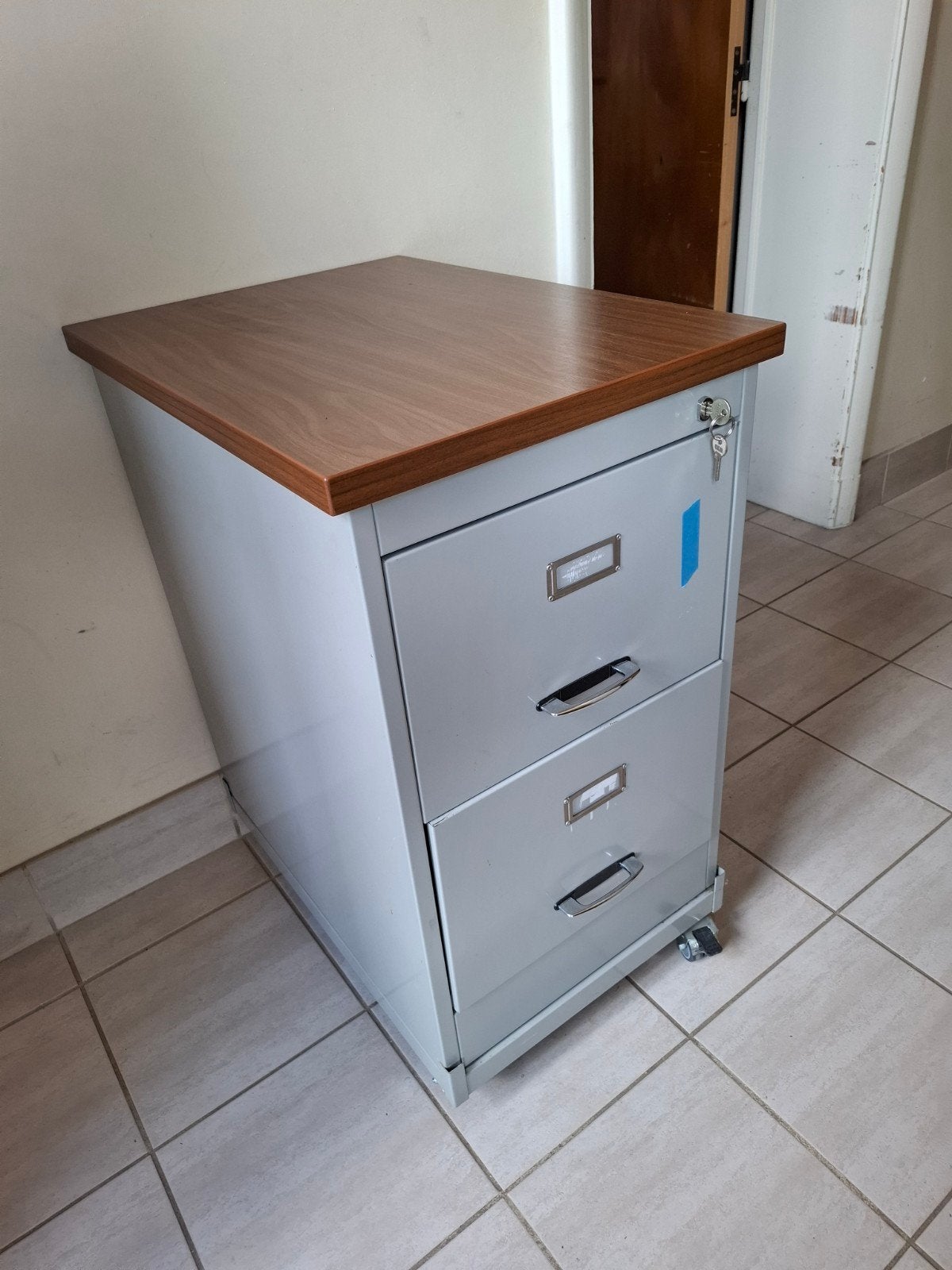 Caisson de bureau métallique à dossiers suspendus – Avec clé, Maison & Meubles, Inconnu, Inconnu, Enlèvement, Inconnu