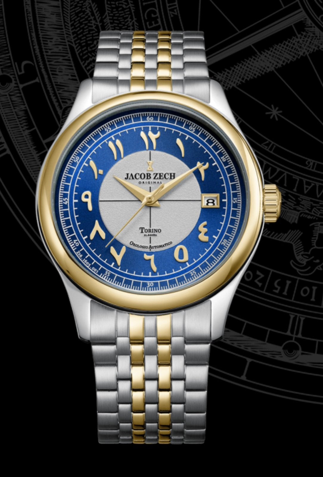 AUTOMATIQUE JACOB ZECH TORINO VAUT699€ ! 💯%NOUVEAU !, Enlèvement ou Envoi, Montre-bracelet
