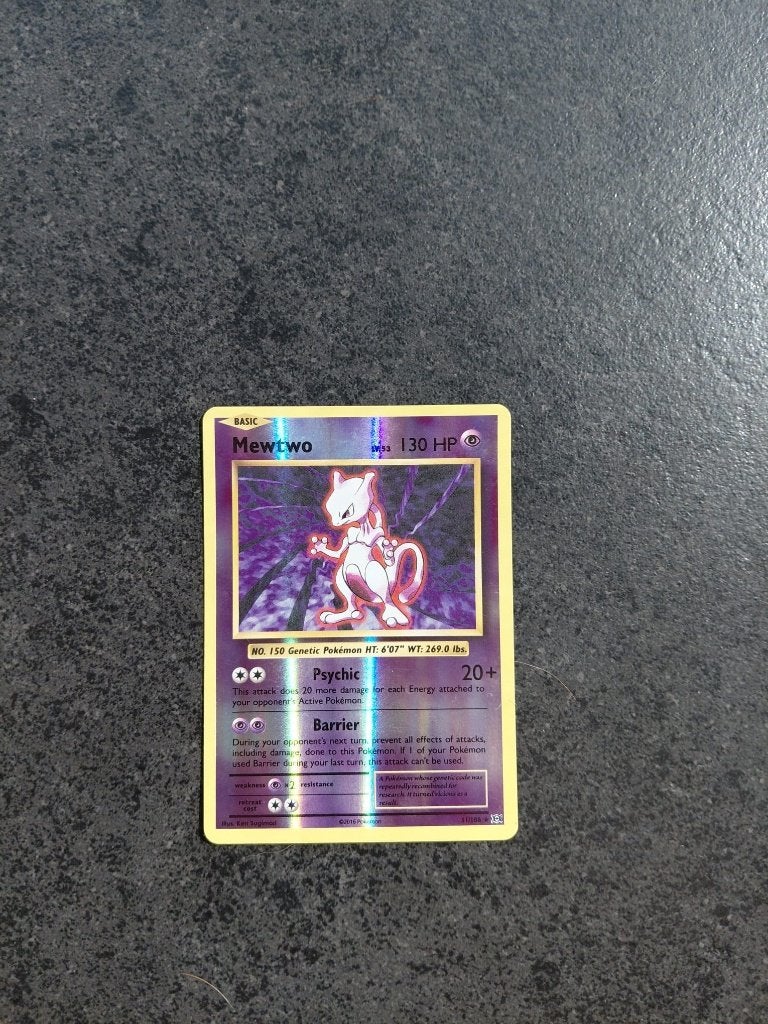 Pokémon Mewtwo 51/108,  Reverse Holo, Mooie staat, Enlèvement ou Envoi, Comme neuf, Cartes en vrac, Foil