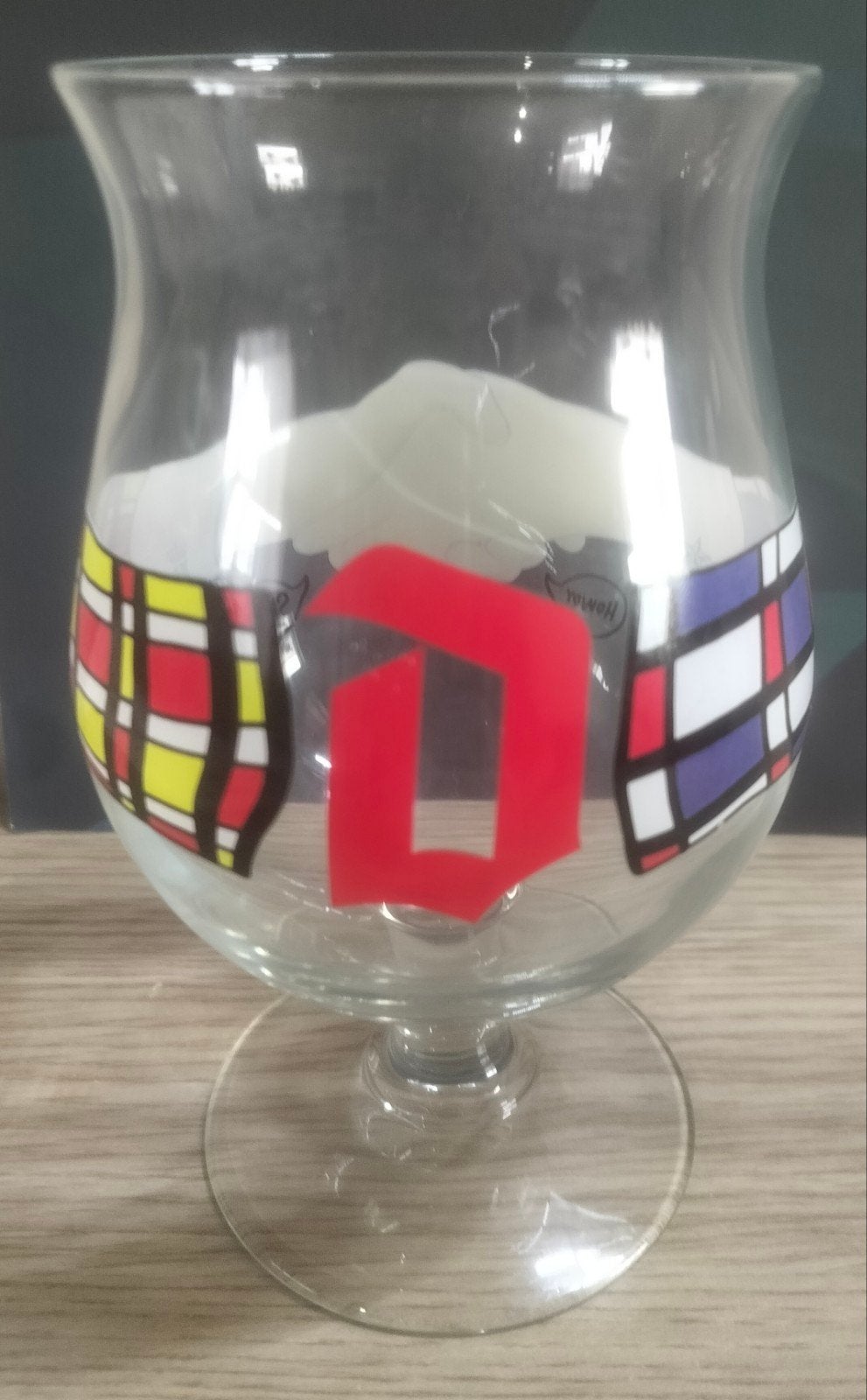 Duvel glas TEXAS, Verzamelen, Ophalen of Verzenden, Zo goed als nieuw, Glas of Glazen, Duvel