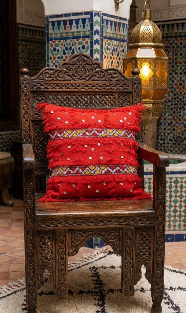 Housse de coussin berbère authentique, Enlèvement ou Envoi