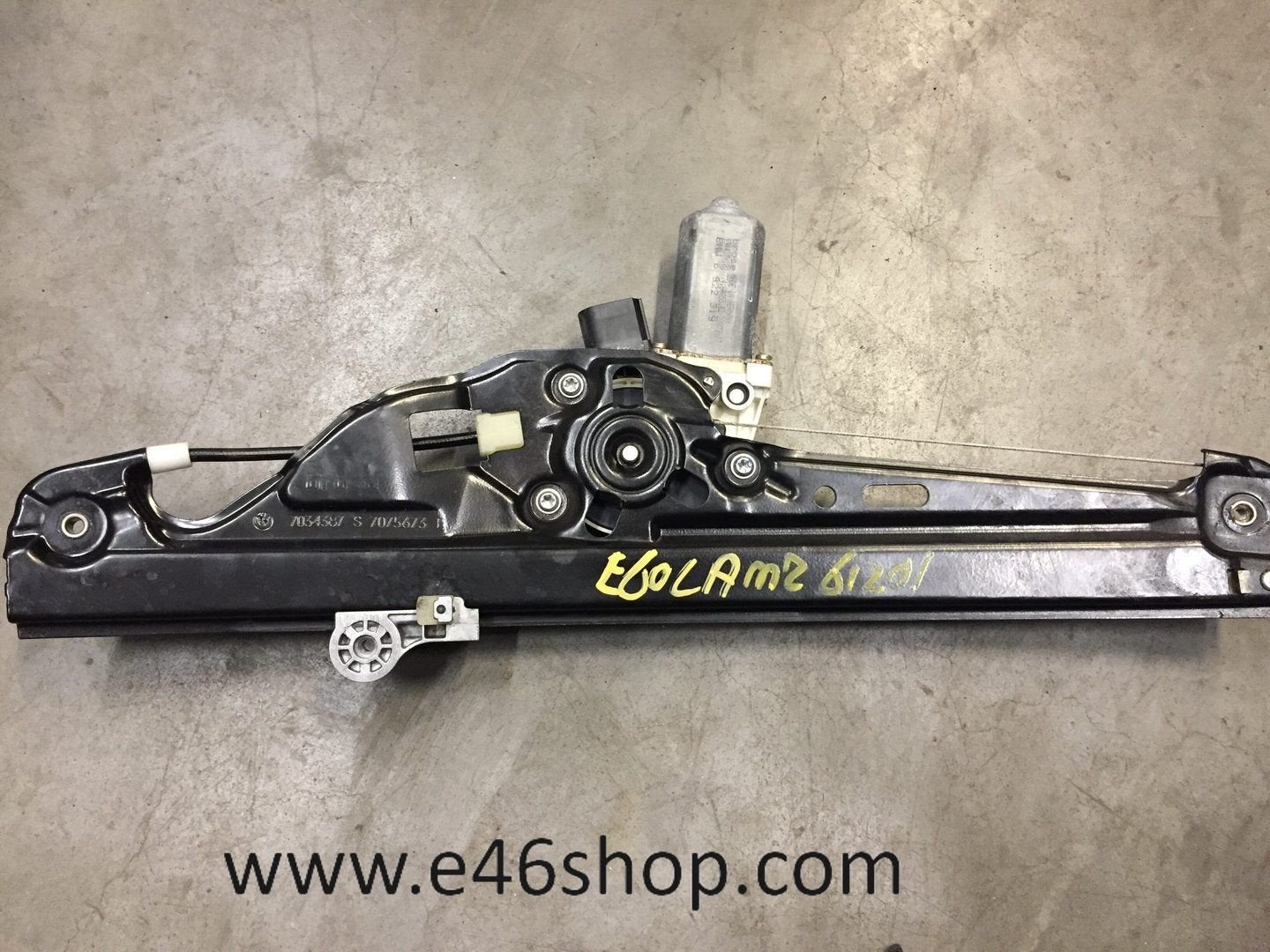 Raammotor BMW E60 E61 links achter, -, Utilisé, -, Enlèvement ou Envoi