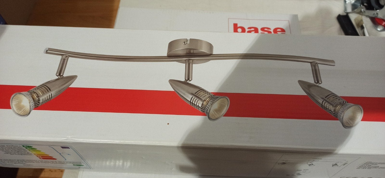 Spot Apparent Baseline Milano - Chrome - 50cm - 3xGU10, Enlèvement ou Envoi