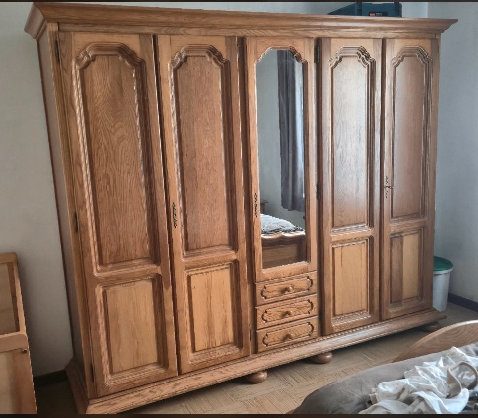 Eiken slaapkamer, Ophalen, Gebruikt, Tweepersoons, Eiken slaapkamer