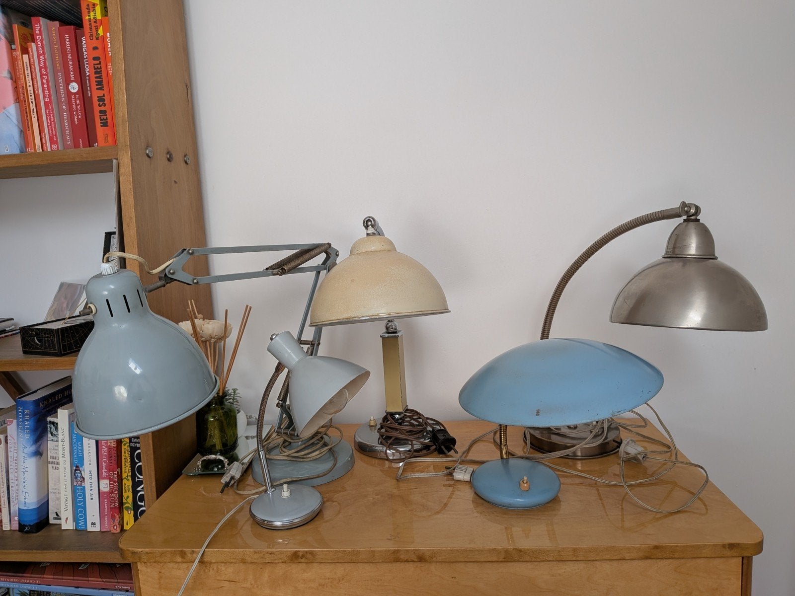 Vintage tafel lampen, Antiek en Kunst, Ophalen of Verzenden