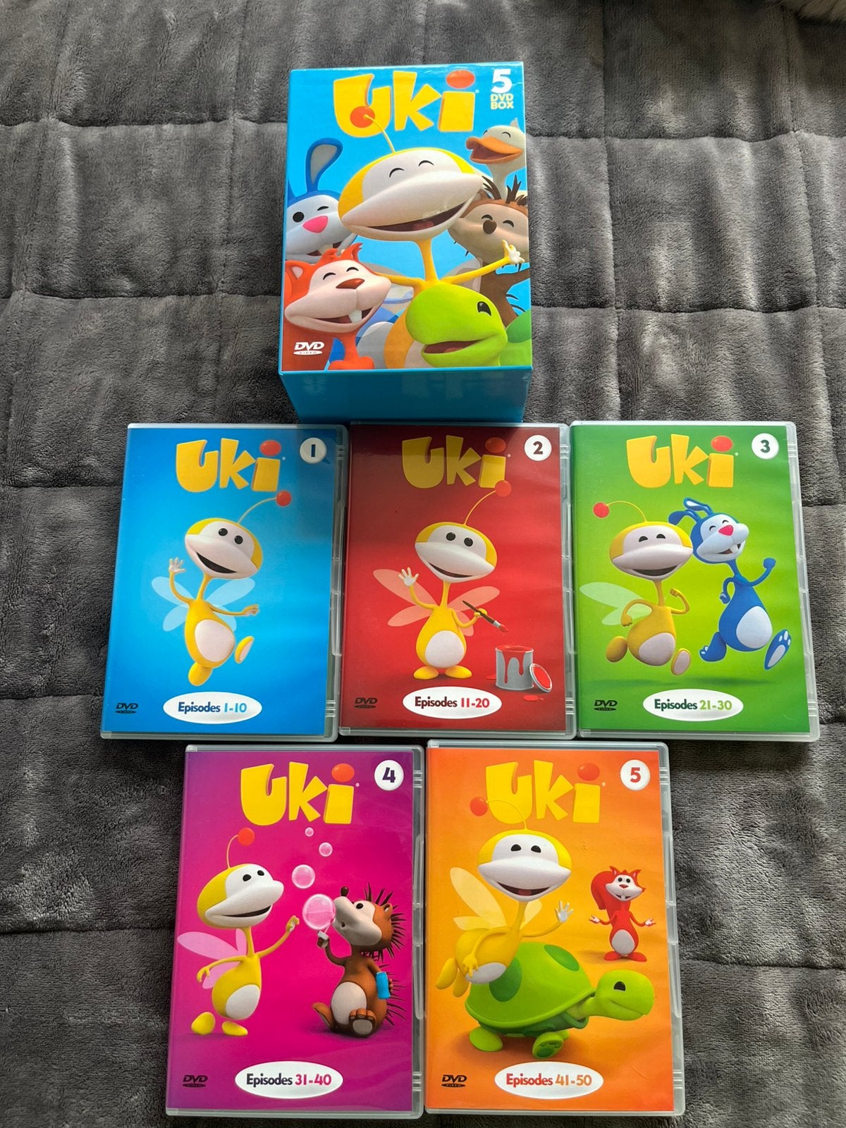 Dvd box 5 stuks Uki, Cd's en Dvd's, Ophalen, Zo goed als nieuw