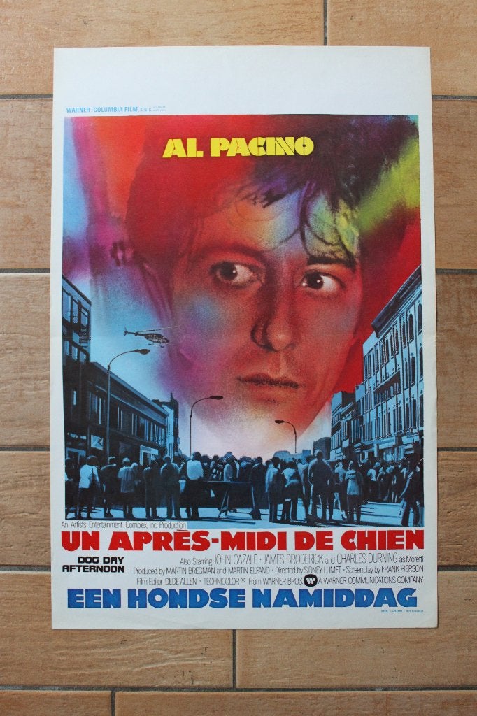 filmaffiche Al Pacino Dog Day Afternoon filmposter, Verzamelen, Posters, Rechthoekig Staand, Ophalen of Verzenden, Zo goed als nieuw