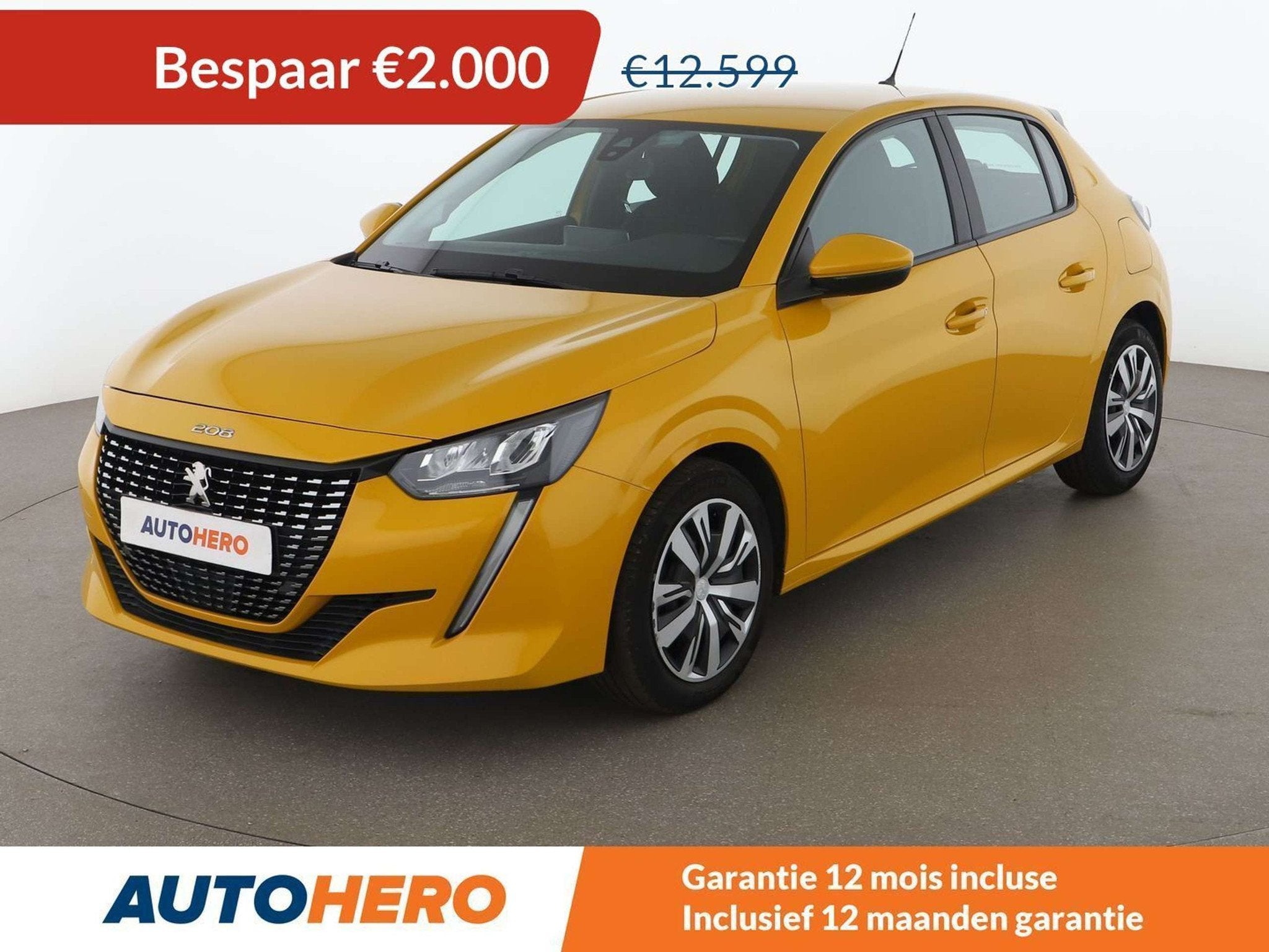 Peugeot 208 1.2 PureTech Active (bj 2020), Auto's, Voorwielaandrijving, Stof, Gebruikt, Euro 6