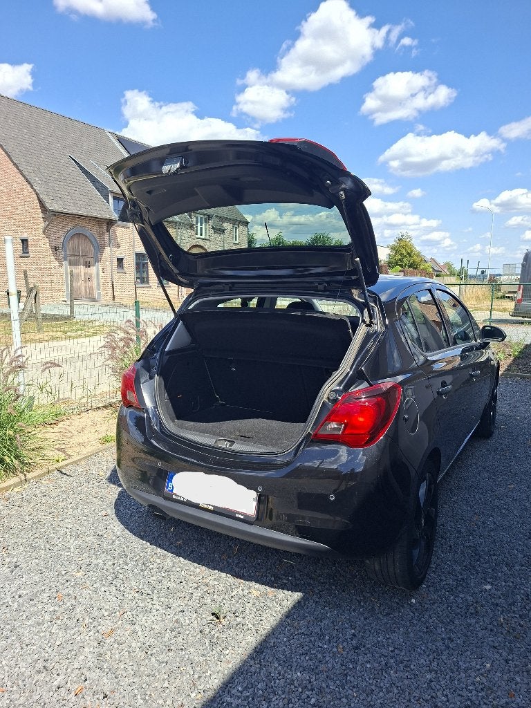 Opel Corsa - E, Auto's, Stof, Zwart, 1229 cc, Zwart