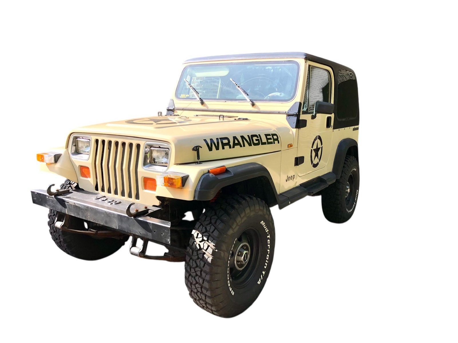 Jeep Wrangler YJ 2.5 Oldtimer 1989, Autos, Jeep, Achat, Boîte manuelle, Beige, Particulier