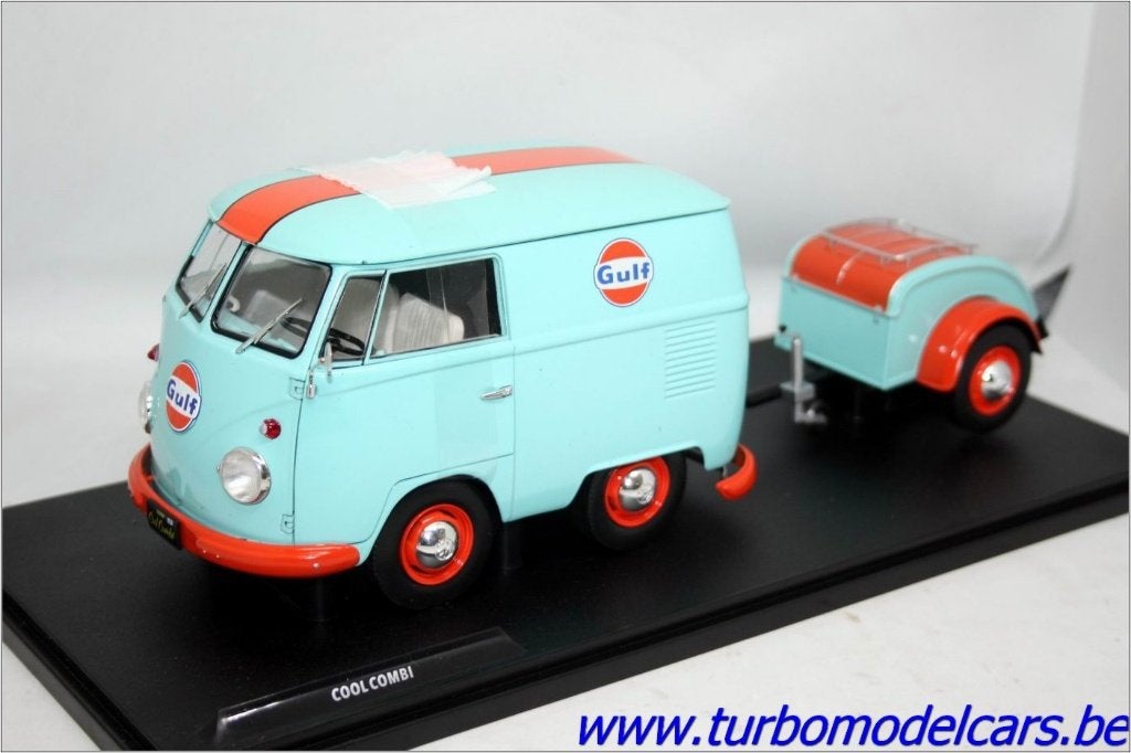 VW Cool Combi "Gulf" 1/18 Solido, Ophalen of Verzenden, Nieuw, Auto, Solido