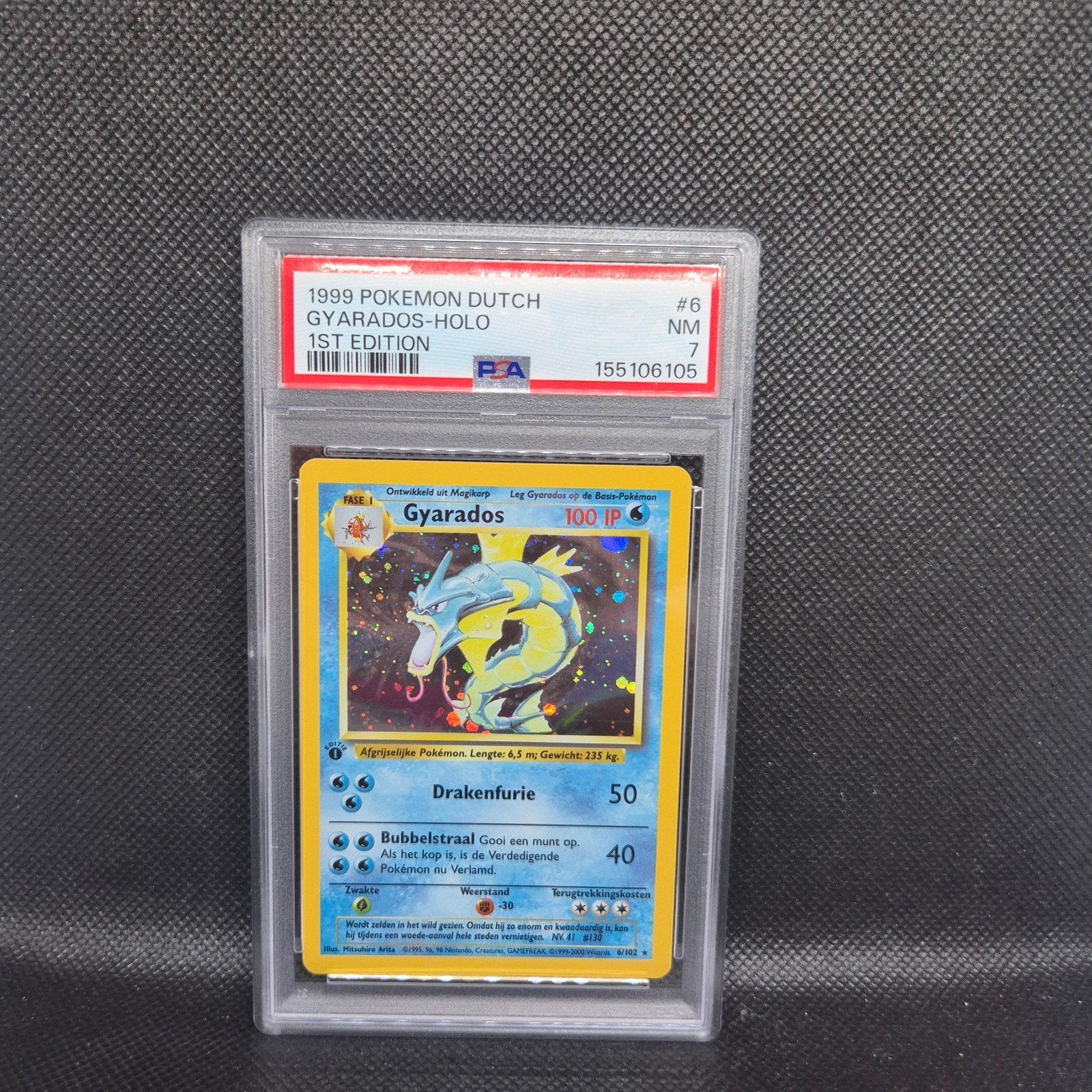 Gyarados Holo 1st Edition NL PSA 7, Enlèvement ou Envoi