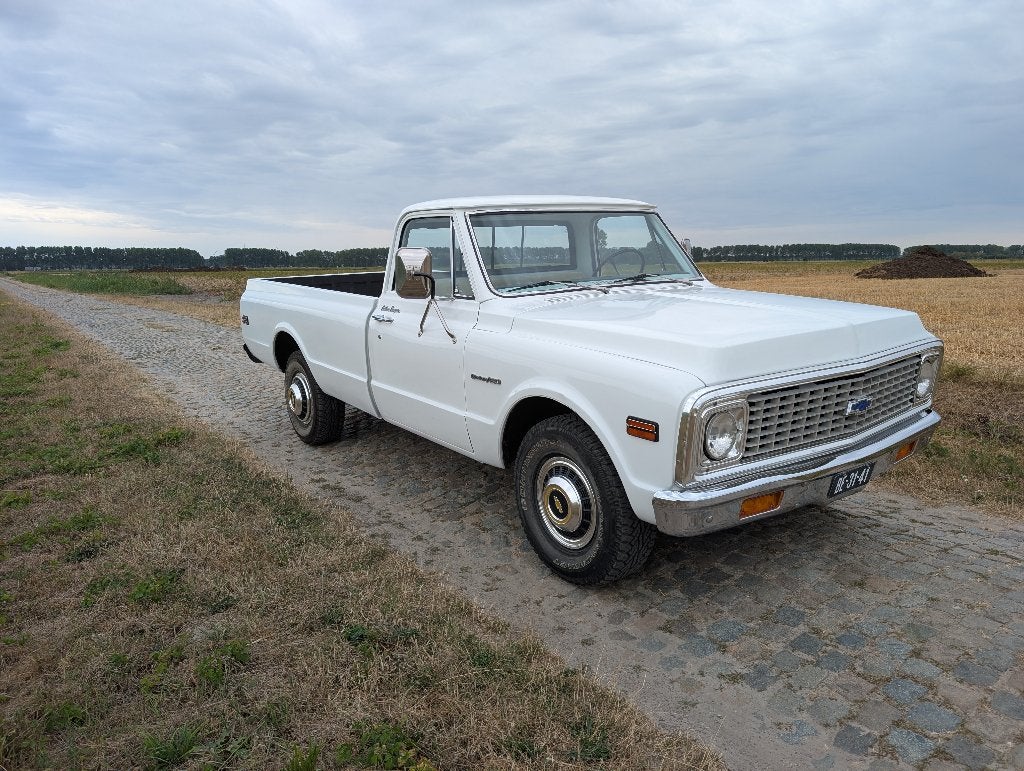 Chevrolet C20 1972 V8 5,7 Automaat Pick up, Auto's, Automaat, Beige, Chevrolet, Wit