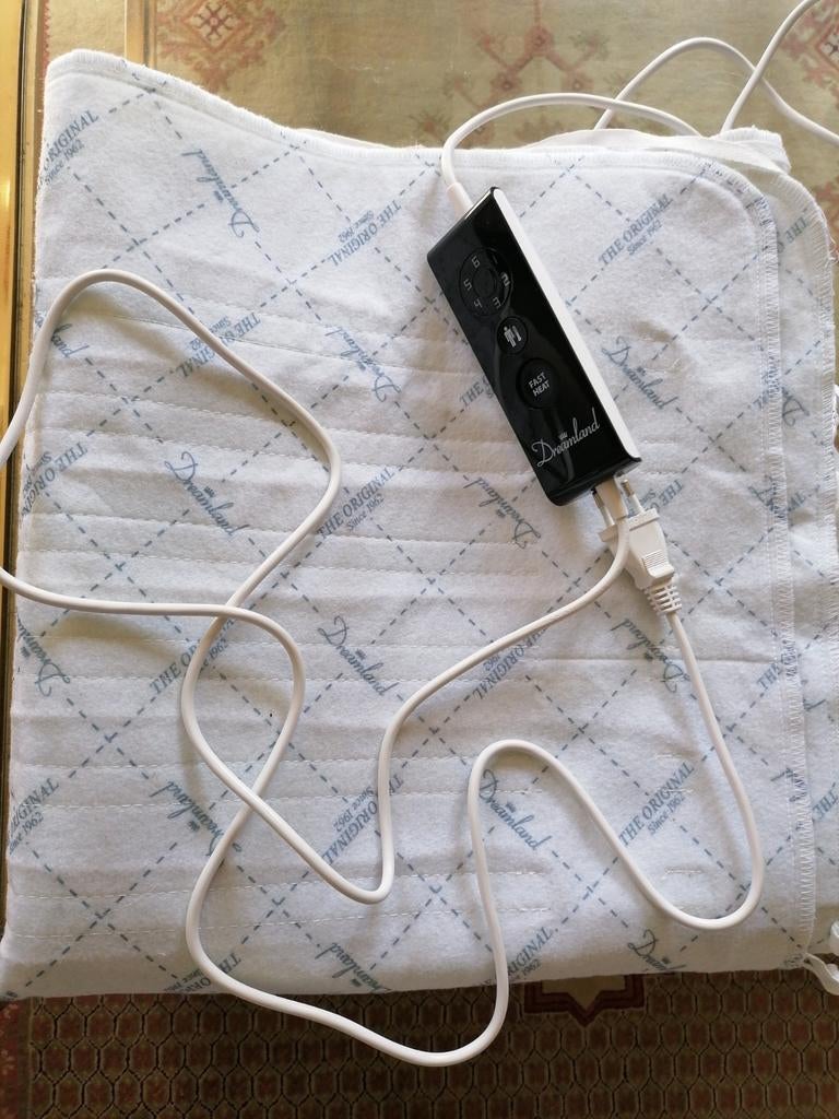Couverture chauffante, Ophalen