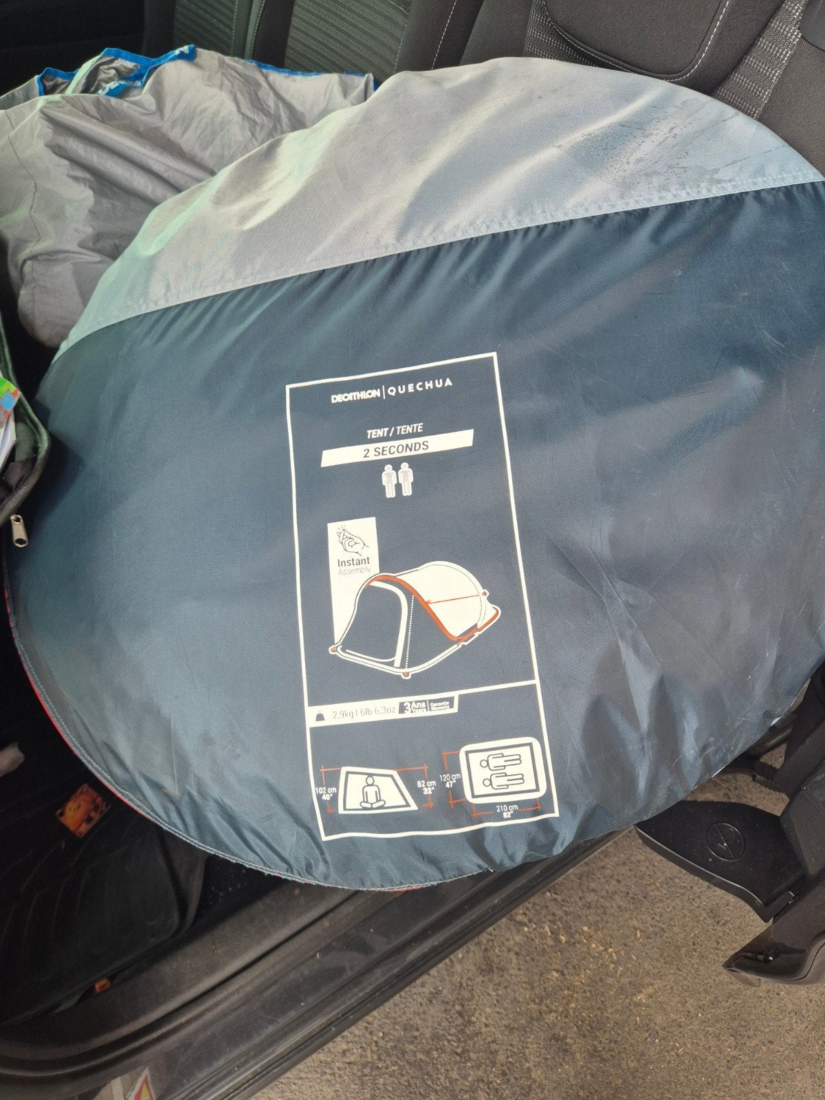 tente Quechua neuf pour 2 personnes, Caravanes & Camping, Enlèvement