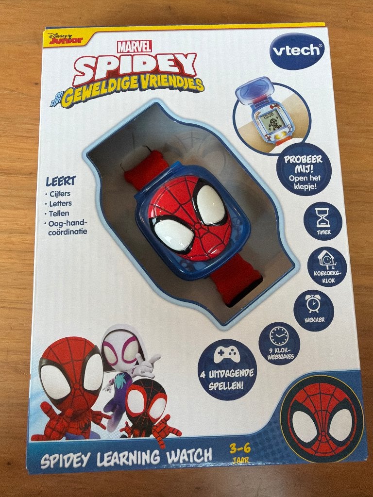 VTech Spidey Learning Watch – nieuw in verpakking, Enlèvement ou Envoi, Neuf, 2 à 4 ans