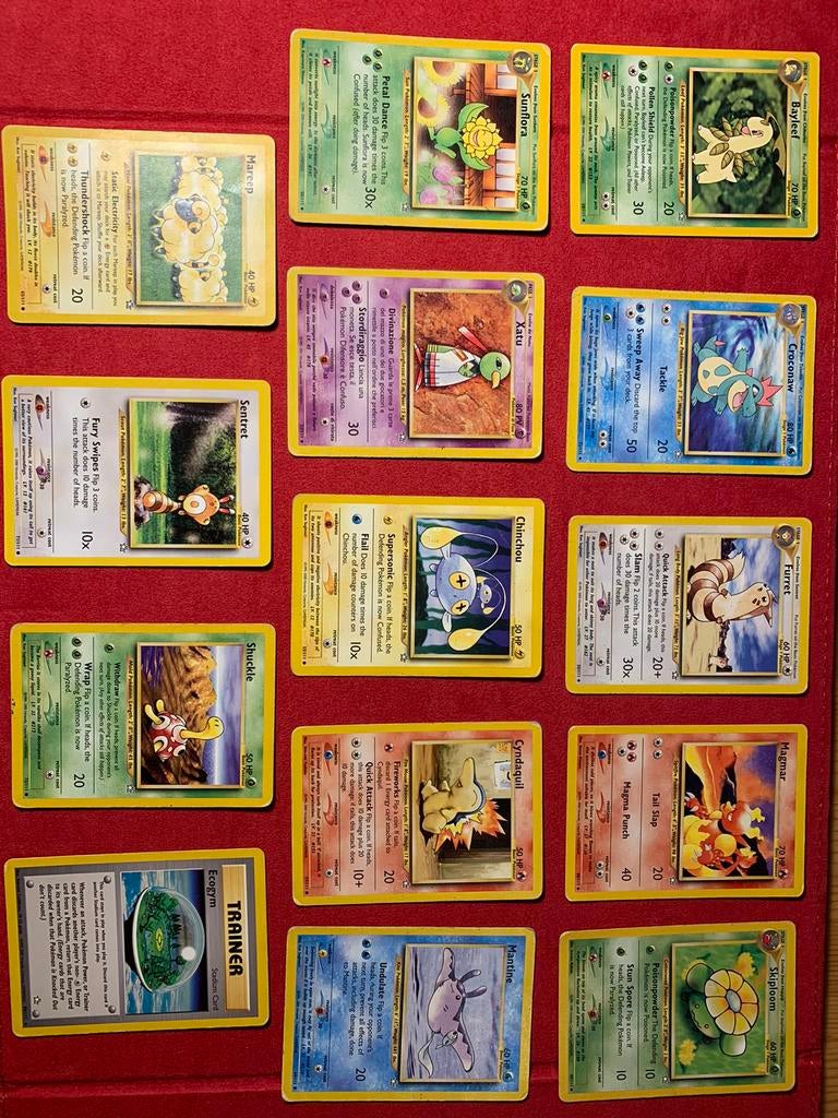 Cartes Pokémon - Néo Genesis, Enlèvement ou Envoi, Utilisé, Plusieurs cartes