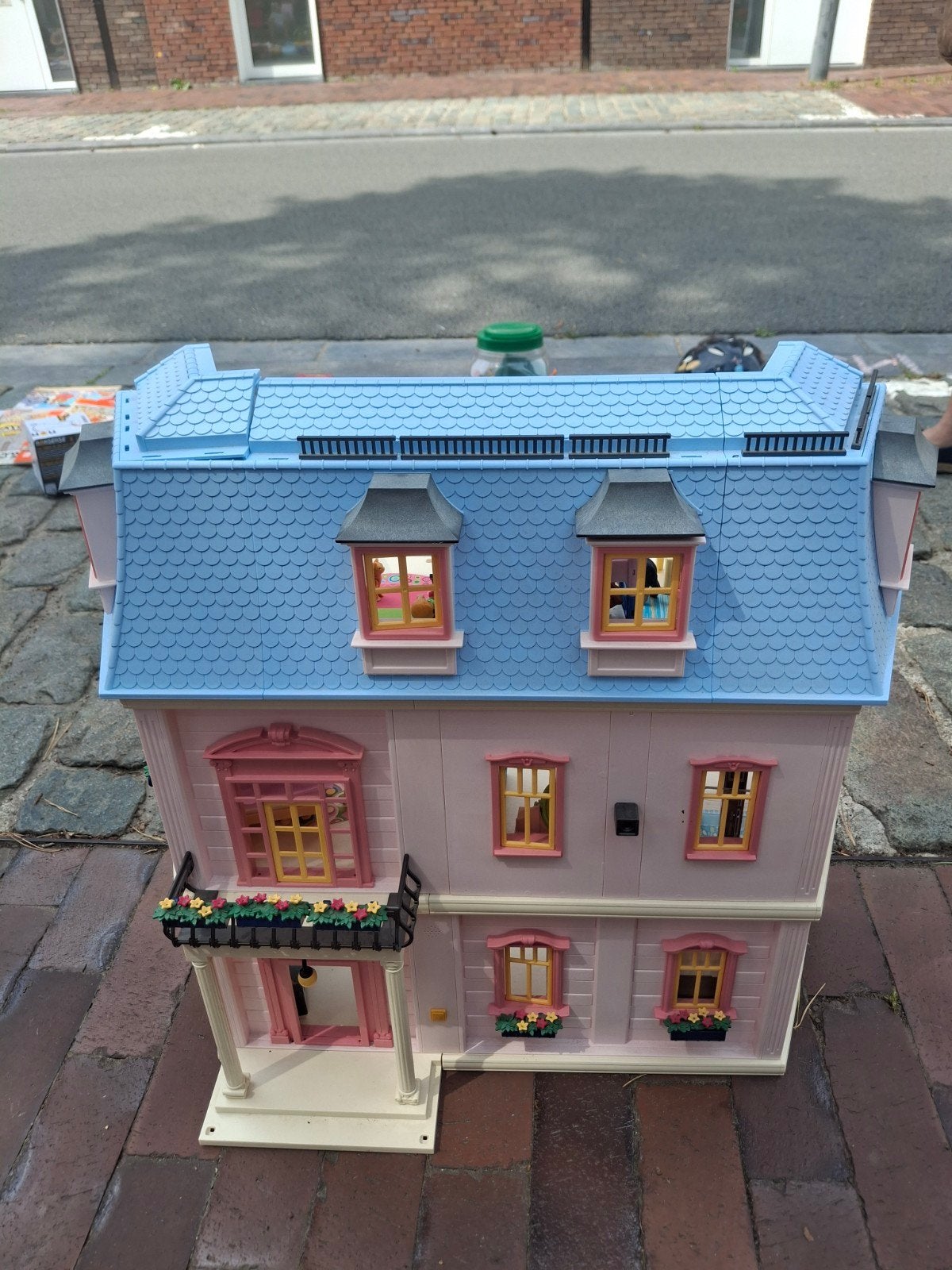 Playmobiel huis retro met meubels, Kinderen en Baby's, Speelgoed | Playmobil, Ophalen, Gebouw, Complete set, Zo goed als nieuw