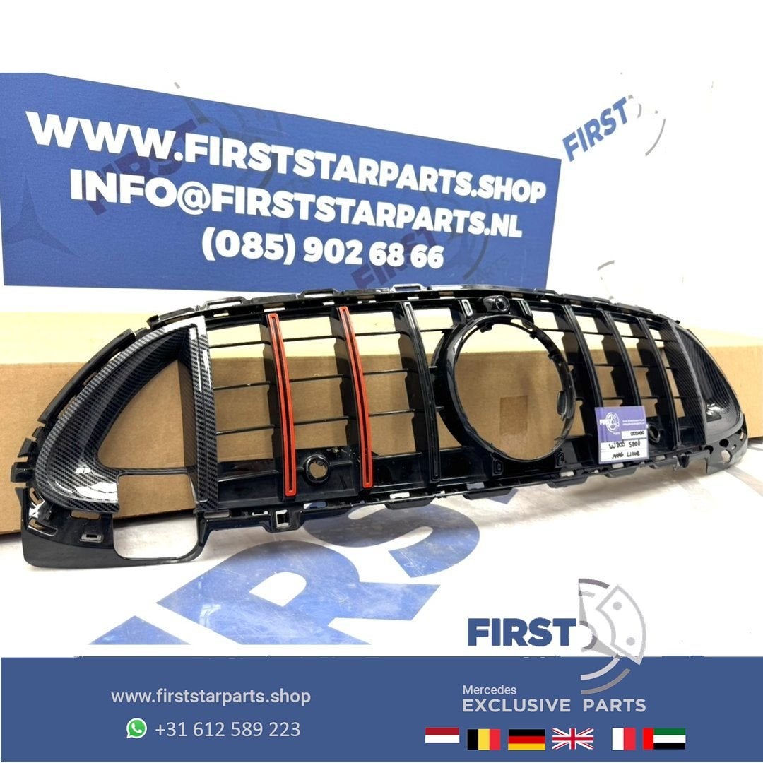 W206 C KLASSE BRABUS GT GRIL CARBON S206 2020-2025 PANAMERCA, Gebruikt, -, Ophalen of Verzenden, -