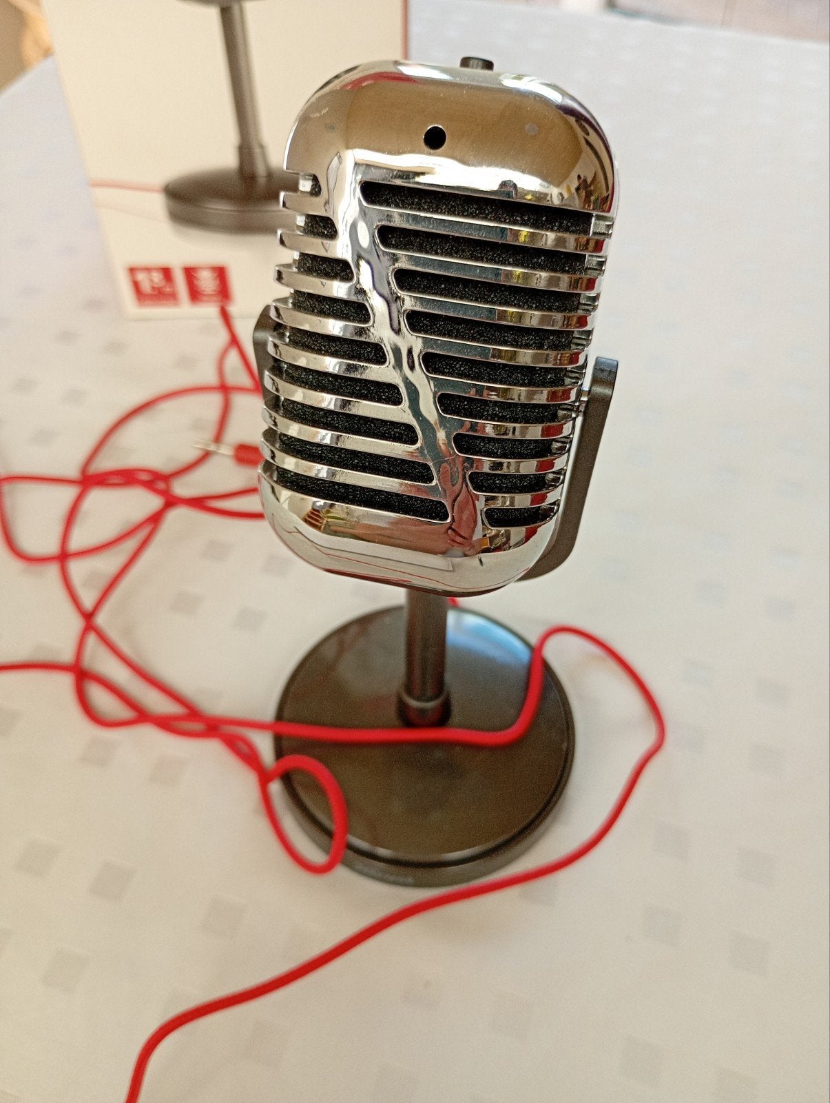 Microphone vintage Trust, Musique & Instruments, Enlèvement ou Envoi
