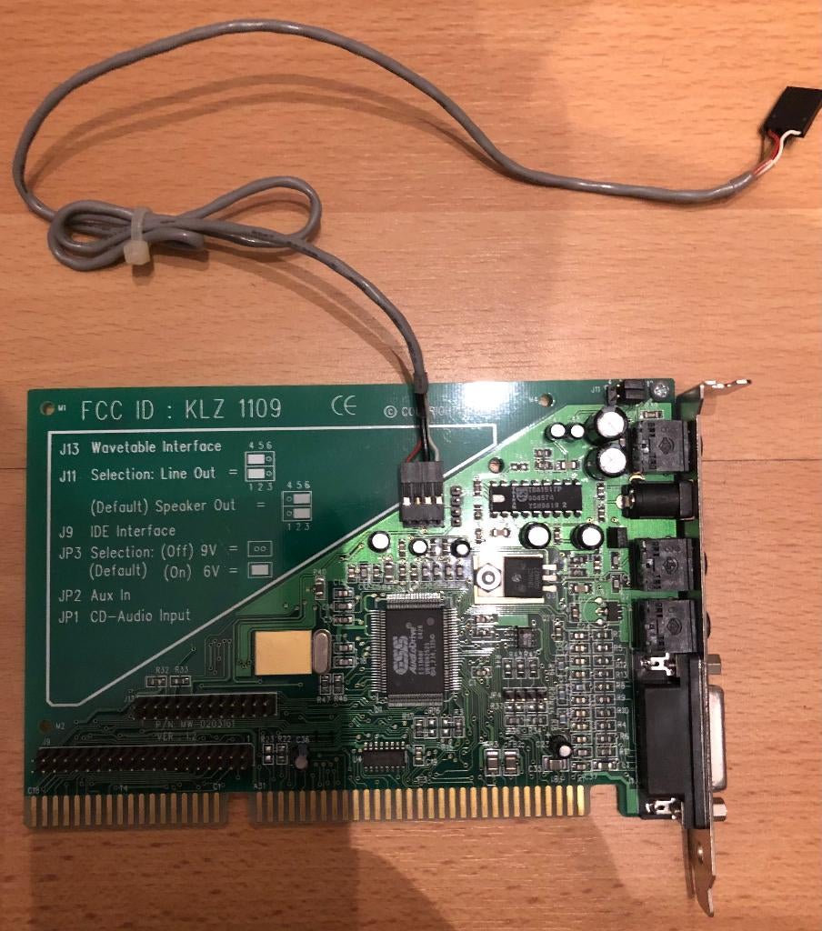 Geluidskaart Audio Drive ESS1868F (ISA) (NIEUW), Computers en Software, Ophalen, Nieuw, Intern, Audiodrive
