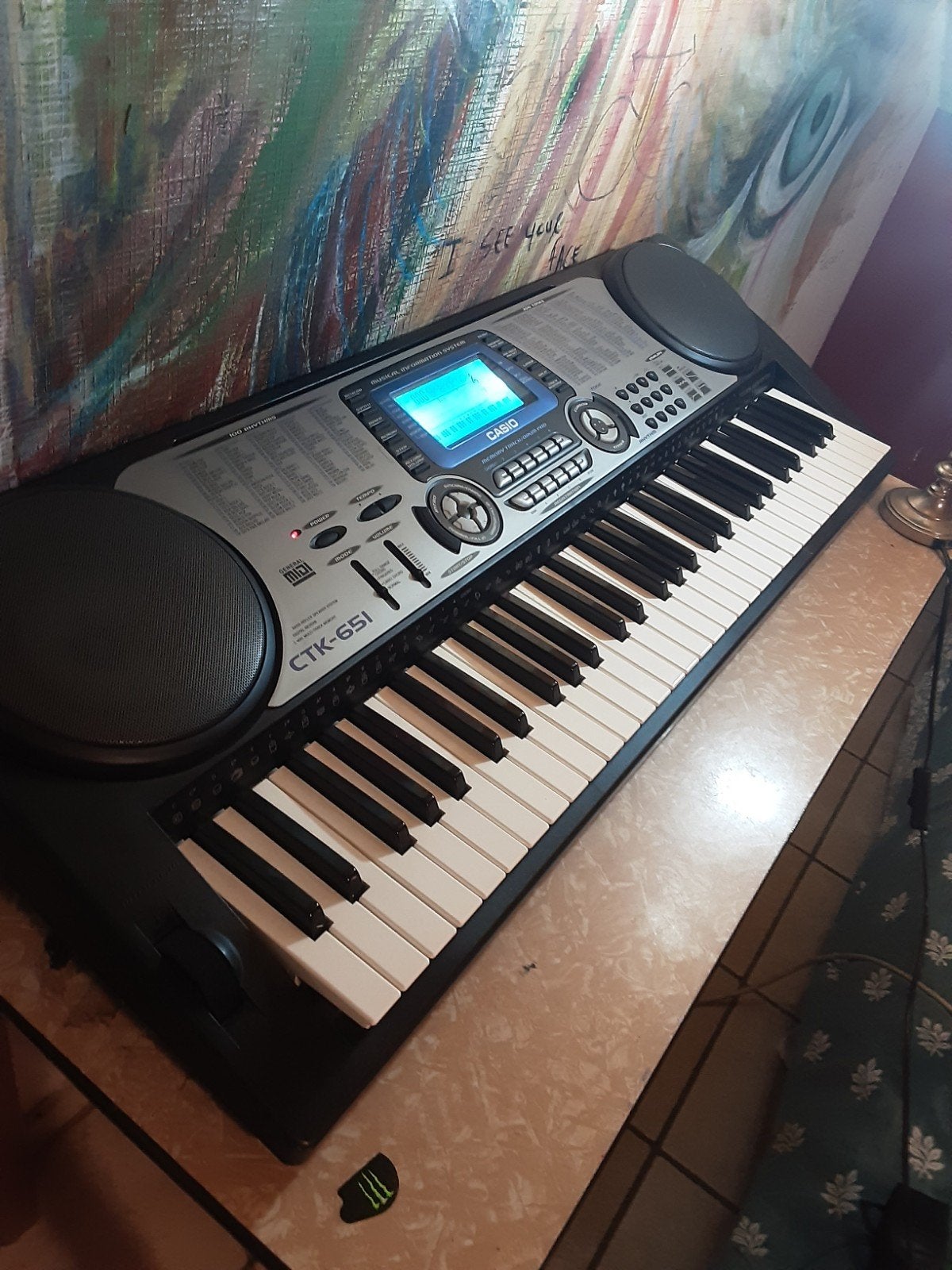 Casio CTK 651, Muziek en Instrumenten, Keyboards, Ophalen of Verzenden, Zo goed als nieuw, Casio, Aanslaggevoelig