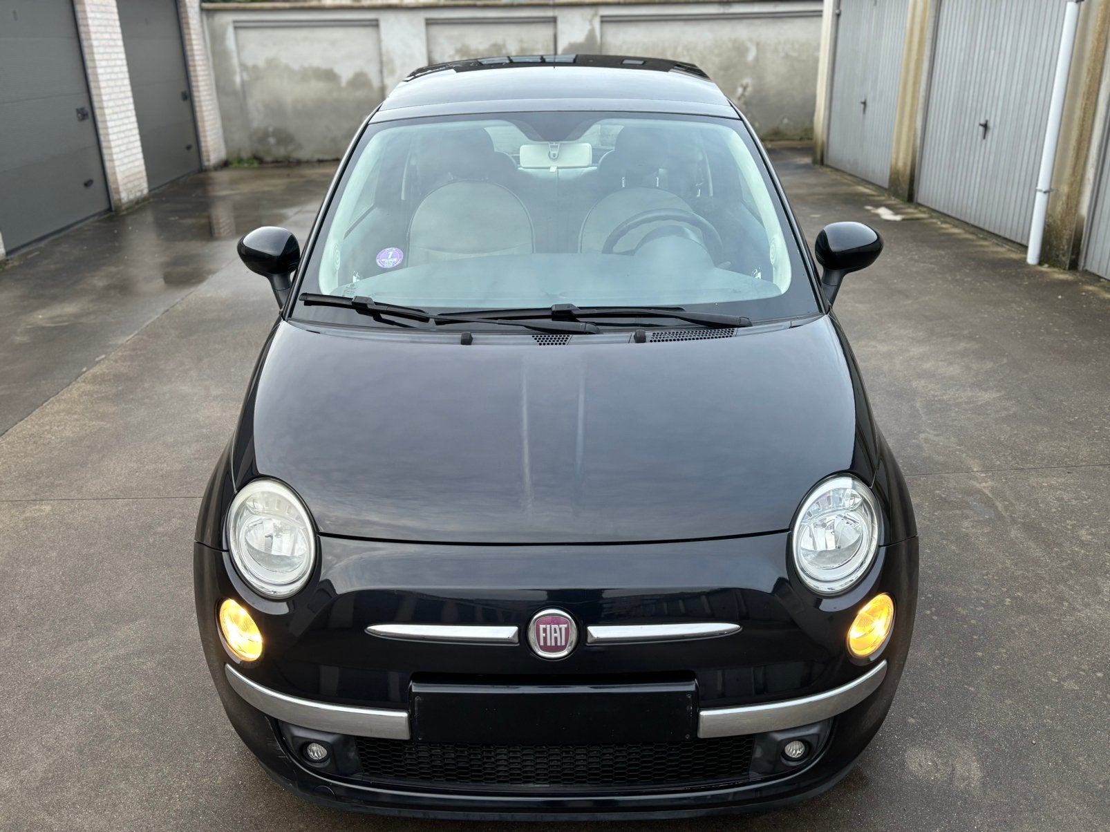 Fiat 500 - 0.9 Benzine - 64 000 Km - Gekeurd, Voorwielaandrijving, Euro 5, Stof, Beige