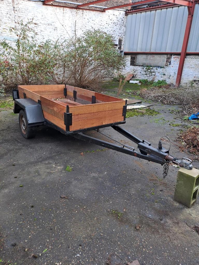ancienne remorque, 750kg, restaurée, Enlèvement, Utilisé