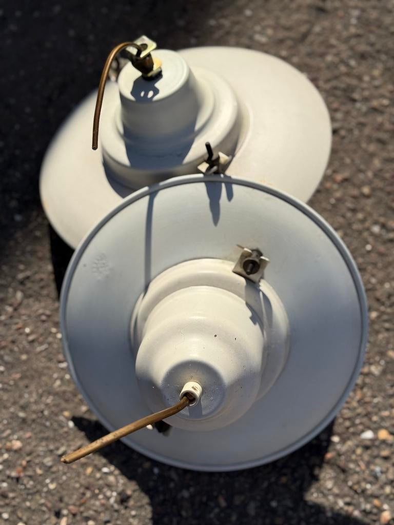 vintage lampen, Ophalen, Gebruikt, Metaal