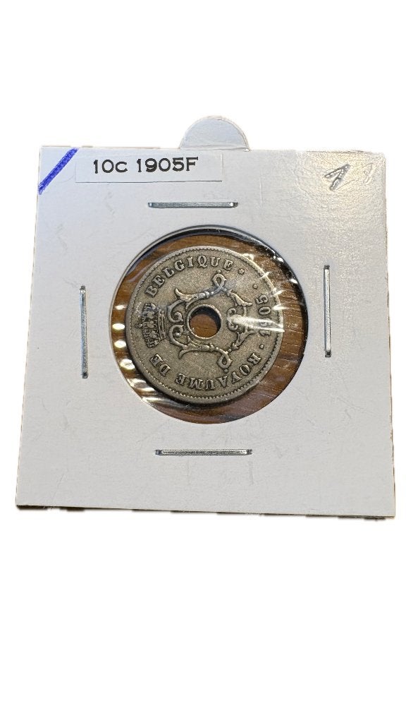 LEOPOLD II : 10 centimes 1905F (1), Enlèvement ou Envoi