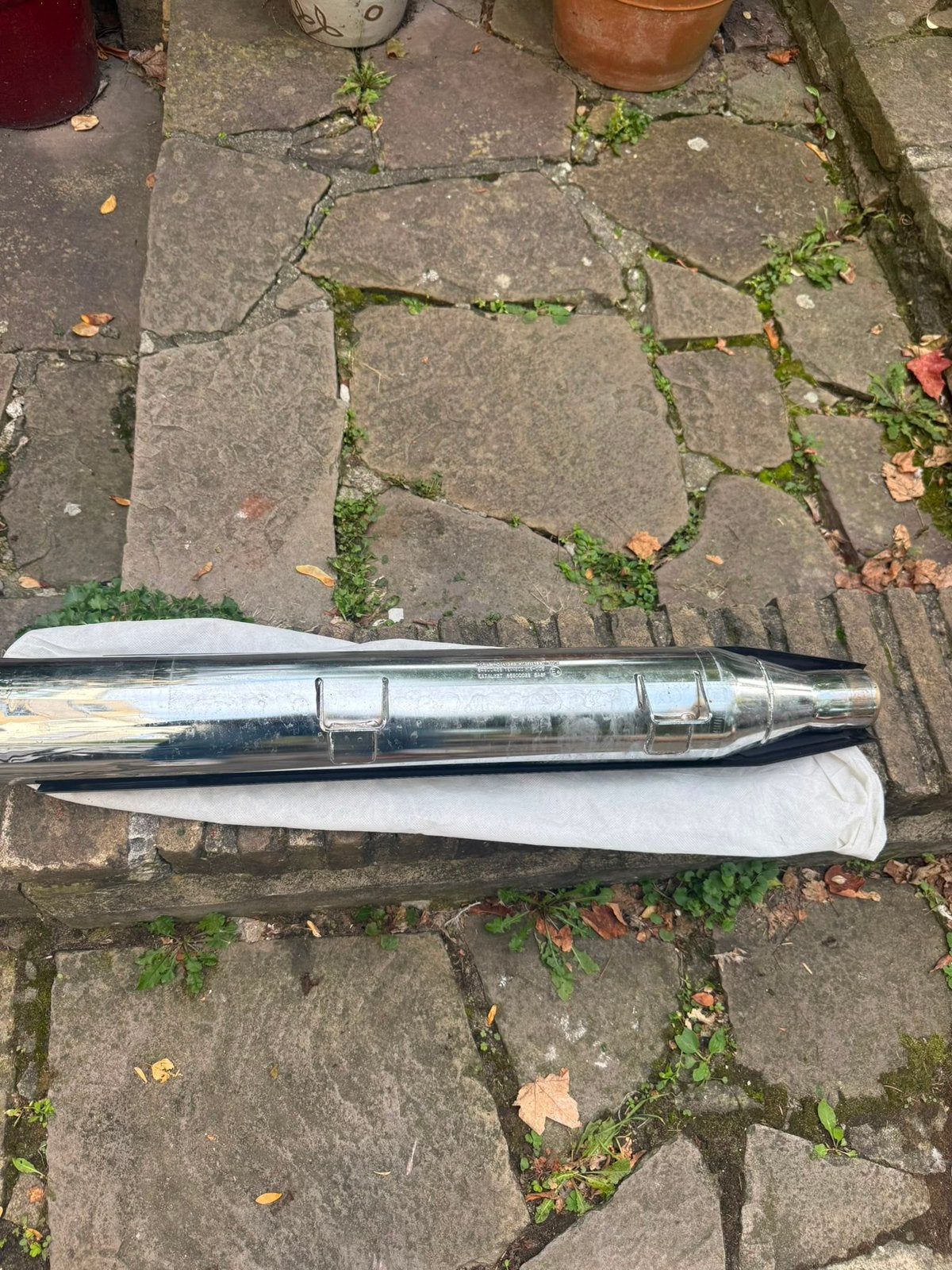 Pot d’échappement d’origine Harley-Davidson Sport Glide, Fietsen en Brommers, Ophalen, Gebruikt