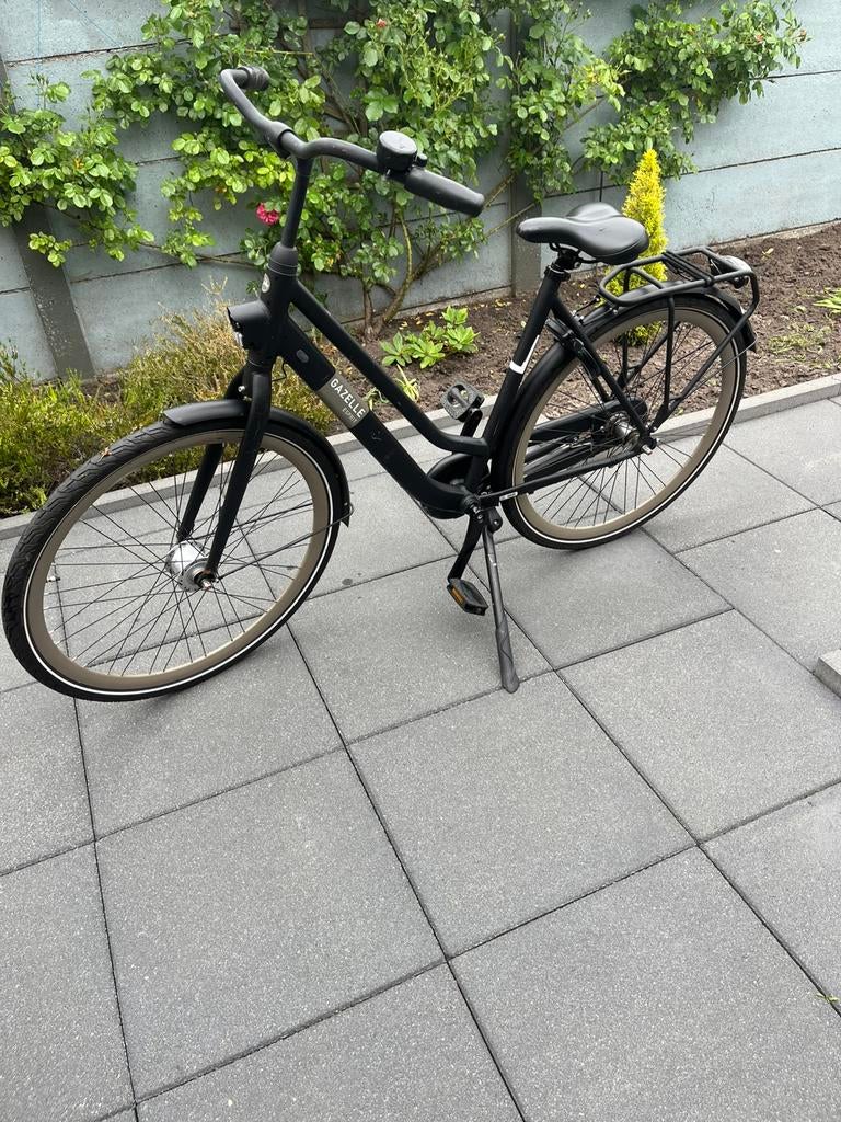 Vélo Gazelle Esprit noir, Frein à rétropédalage, 53 à 56 cm, Comme neuf, Enlèvement
