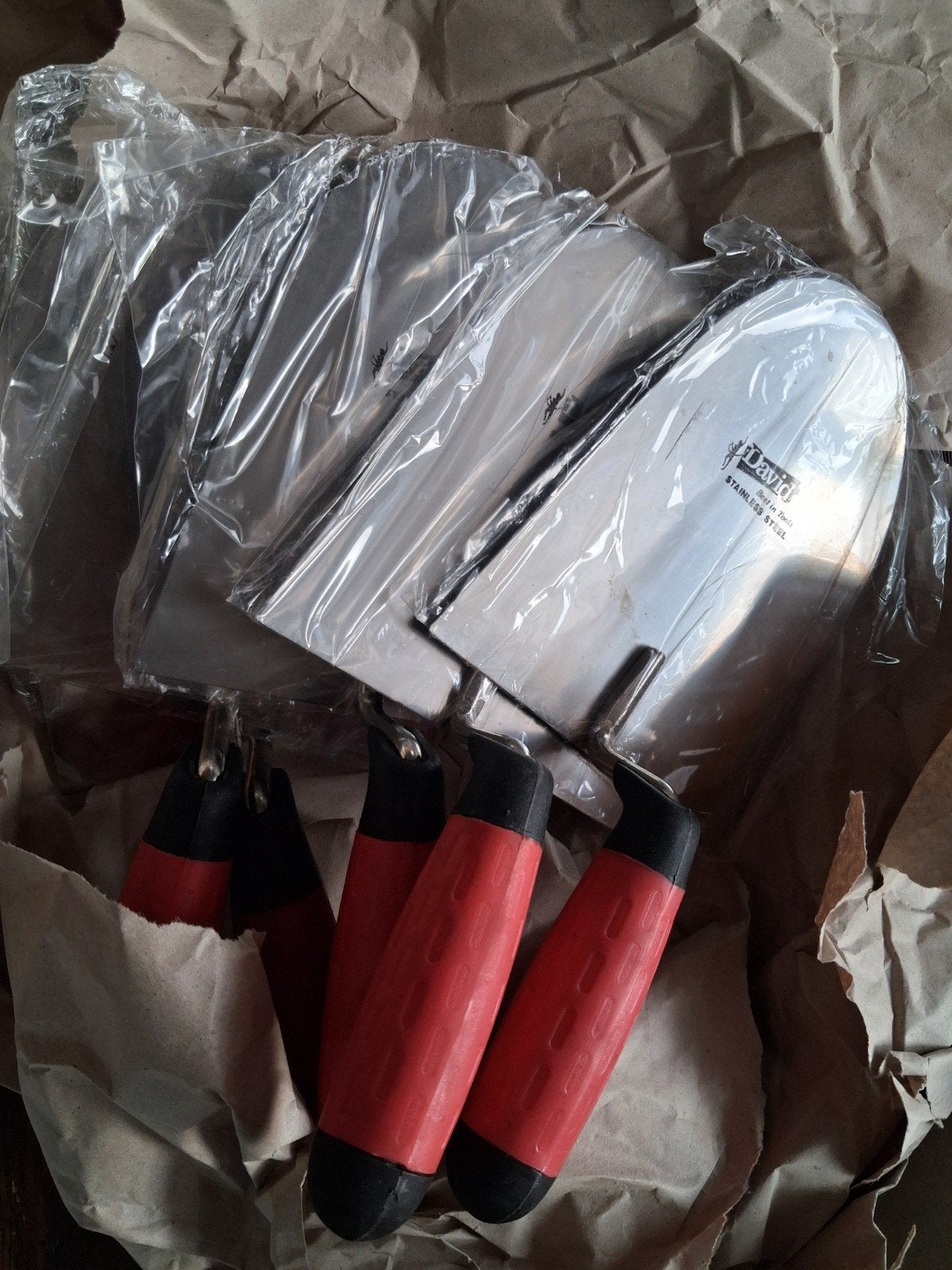 Lot de 10 nouvelles truelles David, idéales pour la maçonner, Bricolage & Construction, Enlèvement ou Envoi